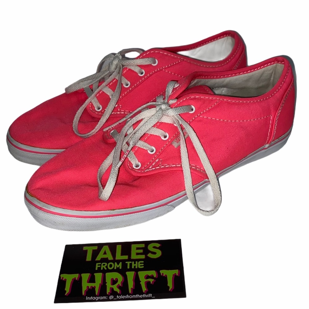 Vans Atwood Low Hot Pink Skate Shoes Sneakers